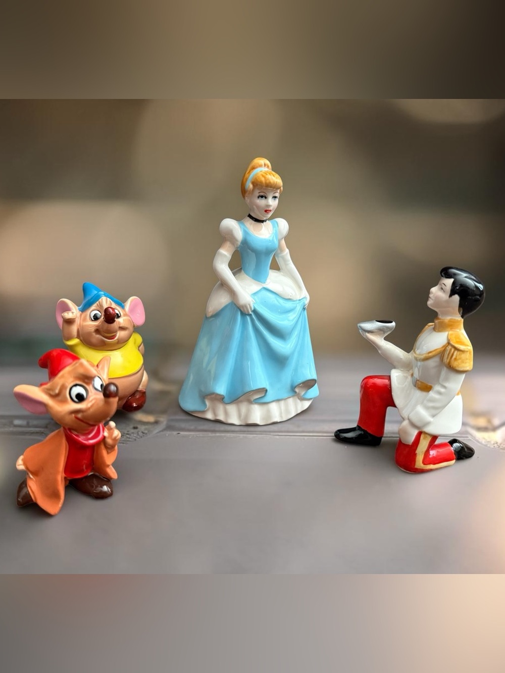 Disney Cinderella, Prince, Gus and Jaq